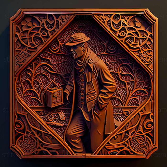 3D model Sherlock Holmes The Mystery of the Persian Carpet gameR f (STL)